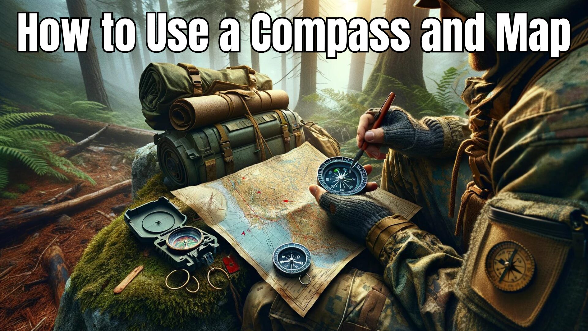 You are currently viewing How to Use a Compass and Map to Navigate: Beginner Guide