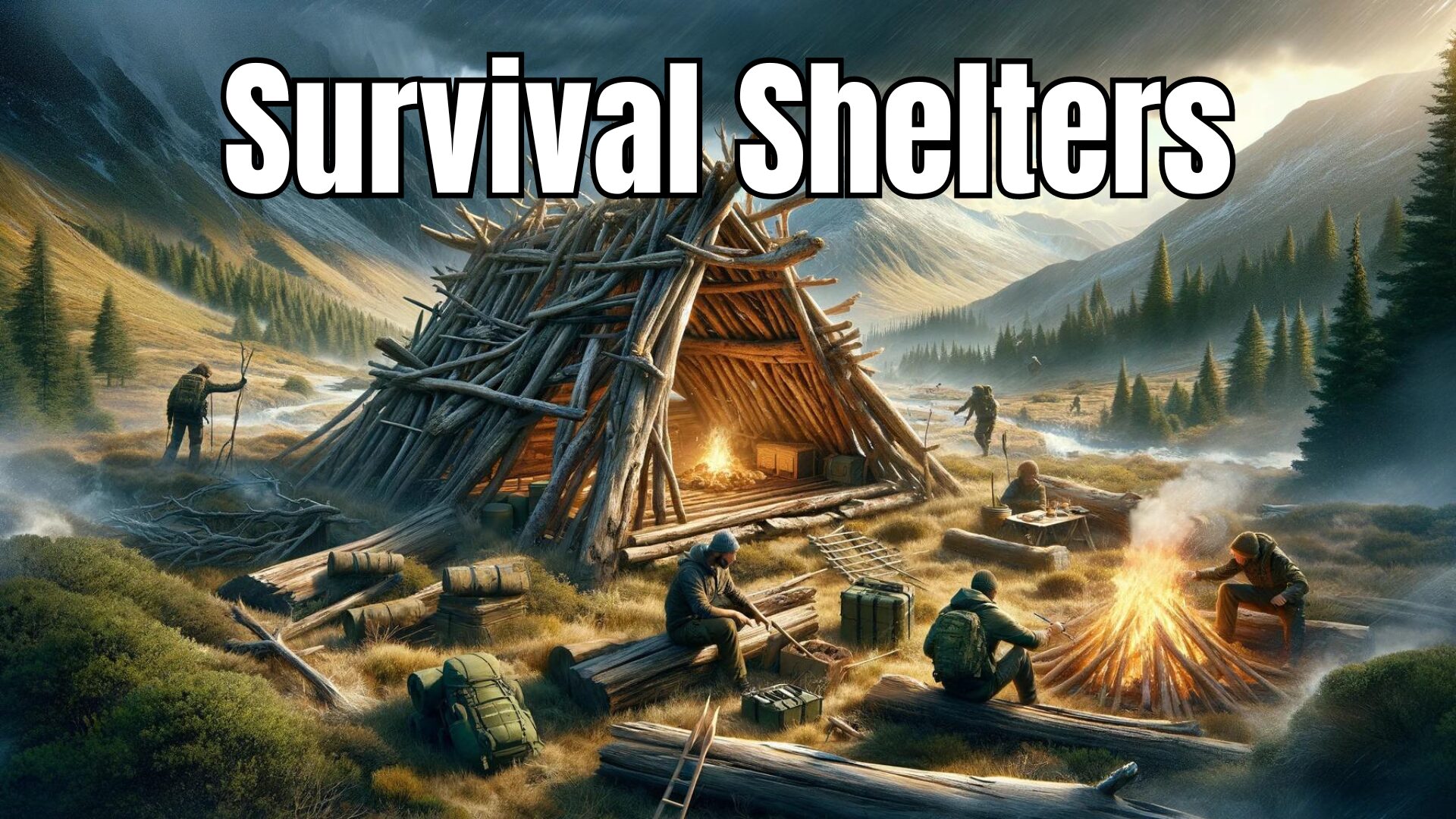 You are currently viewing Bushcraft Survival Shelters: How to Build a Survival Shelter